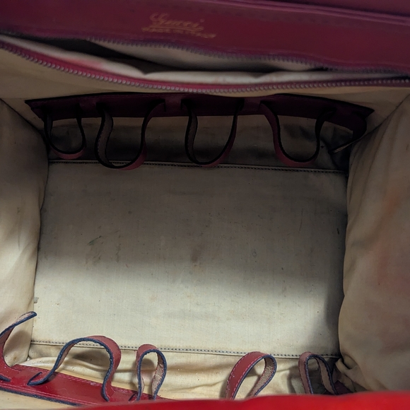 Vintage Gucci Train Case / Doctor Bag / Cosmetics Case - Picture 5 of 10